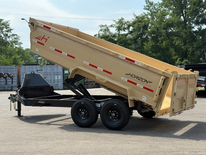 14' HZ7 Dump 36" Sides - 7K Axles - 620 Scissor - Dump Trailers/Dump Trailers - Stryker Dealership Group