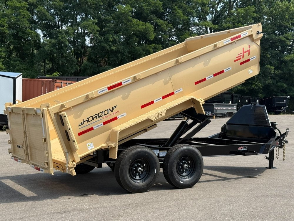 14' HZ7 Dump 36" Sides - 7K Axles - 620 Scissor - Dump Trailers/Dump Trailers - Stryker Dealership Group