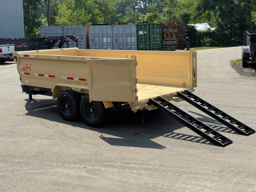 14' HZ7 Dump 36" Sides - 7K Axles - 620 Scissor - Dump Trailers/Dump Trailers - Stryker Dealership Group