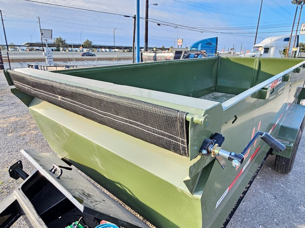 14' HZ7 Dump 36" Sides - 8K Axles - 620 Scissor - 14 ply Tires - 2 Speed Jack - Dump Trailers - Stryker Dealership Group