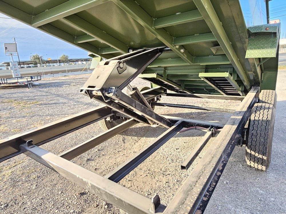 14' HZ7 Dump 36" Sides - 8K Axles - 620 Scissor - 14 ply Tires - 2 Speed Jack - Dump Trailers - Stryker Dealership Group