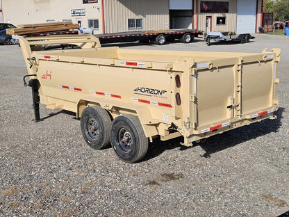 14' HZ7 GN Dump 36" Sides - 8K Axles - 620 Scissor - 14 ply Tires - 2 Speed Jack - Dump Trailers - Stryker Dealership Group