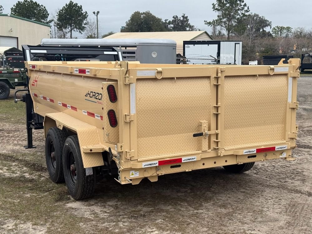 14' HZ7 GN Dump 36" Sides - 8K Axles - 620 Scissor - 14 ply Tires - 2 Speed Jack - Dump Trailers - Stryker Dealership Group
