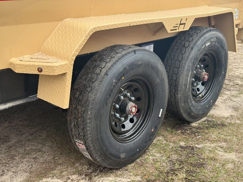 14' HZ7 GN Dump 36" Sides - 8K Axles - 620 Scissor - 14 ply Tires - 2 Speed Jack - Dump Trailers - Stryker Dealership Group