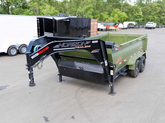 14' HZ7 GN Dump Trailer 3' Walls 2-7k Axles - Dump Trailers - Stryker Dealership Group