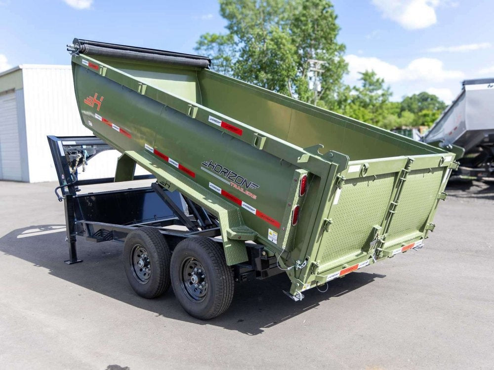14' HZ7 GN Dump Trailer 3' Walls 2-7k Axles - Dump Trailers - Stryker Dealership Group