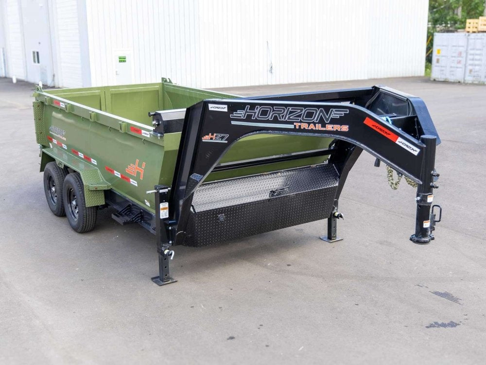 14' HZ7 GN Dump Trailer 3' Walls 2-7k Axles - Dump Trailers - Stryker Dealership Group
