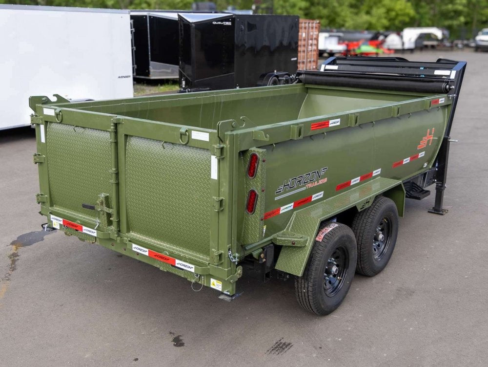 14' HZ7 GN Dump Trailer 3' Walls 2-7k Axles - Dump Trailers - Stryker Dealership Group