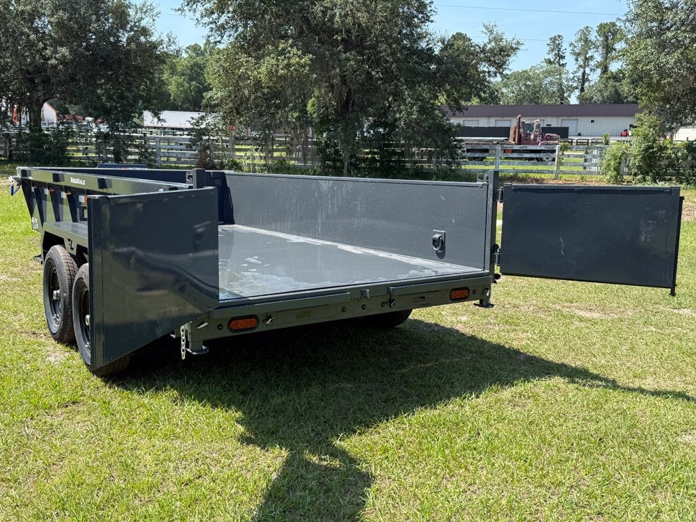 14' Low-Pro Dump Trailer - 7K Axles 10 Ply Tires - 24" Sides - Dump Trailers - Stryker Dealership Group