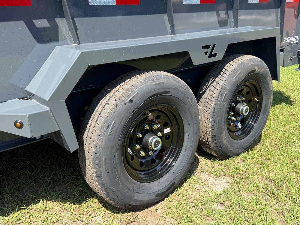 14' Low-Pro Dump Trailer - 7K Axles 10 Ply Tires - 24" Sides - Dump Trailers - Stryker Dealership Group
