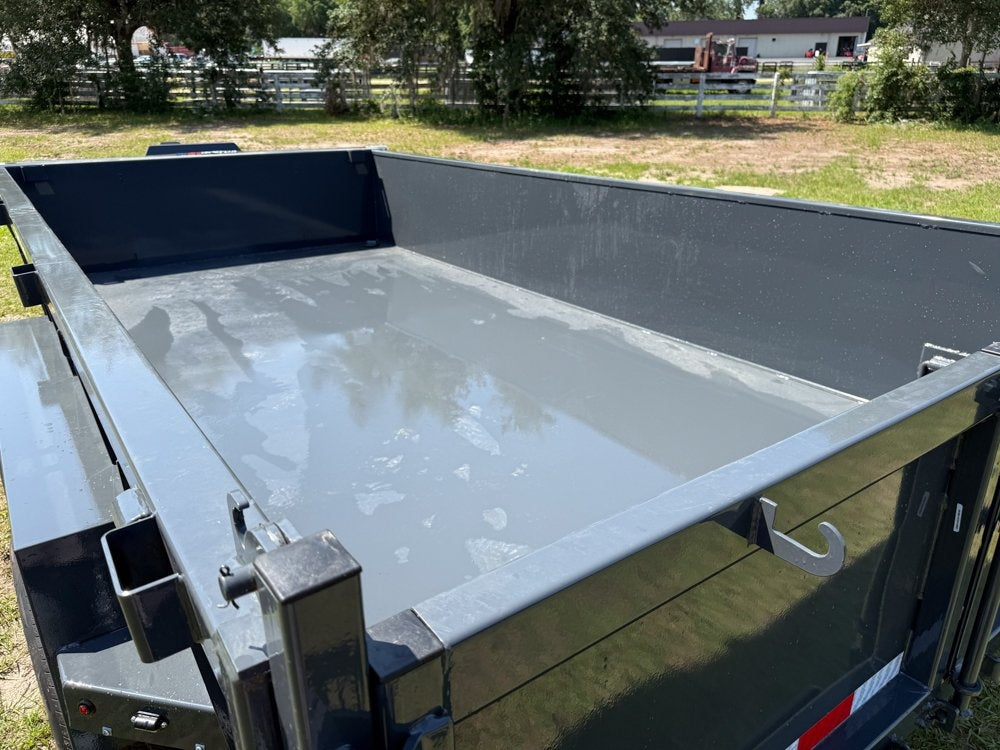 14' Low-Pro Dump Trailer - 7K Axles 10 Ply Tires - 24" Sides - Dump Trailers - Stryker Dealership Group
