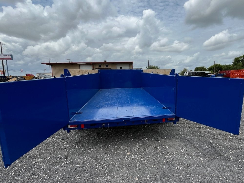14' LPT BP Low Profile Dump Trailer - 8k Axles - Telescopic - Dump Trailers/Dump Trailers - Stryker Dealership Group