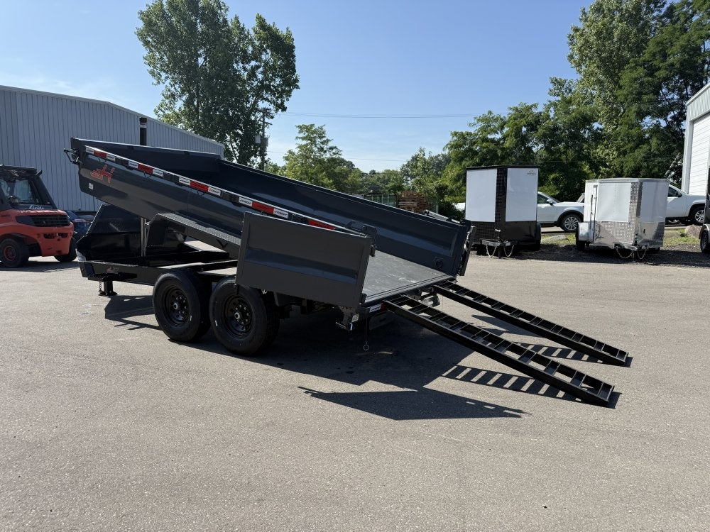 14' LZ7 Dump Trailer 24" Walls - 7k Axles - Telescopic Lift - 14K GWVR - Dump Trailers - Stryker Dealership Group
