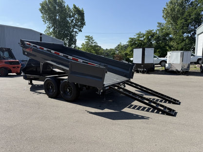 14' LZ7 Dump Trailer 24" Walls - 7k Axles - Telescopic Lift - 14K GWVR - Dump Trailers - Stryker Dealership Group