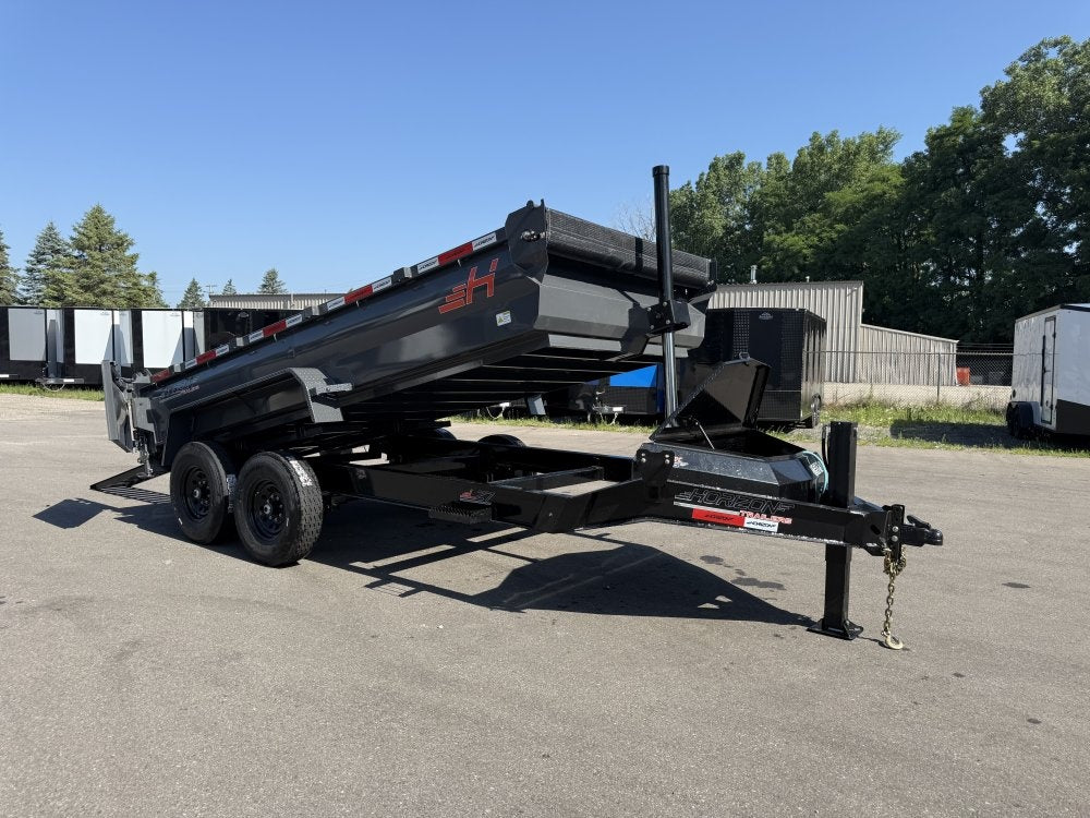 14' LZ7 Dump Trailer 24" Walls - 7k Axles - Telescopic Lift - 14K GWVR - Dump Trailers - Stryker Dealership Group
