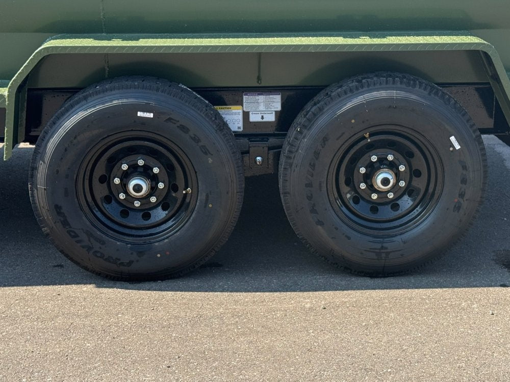 14' LZ7 Dump Trailer 24" Walls - 7k Axles - Telescopic Lift - 14K GWVR - Dump Trailers - Stryker Dealership Group