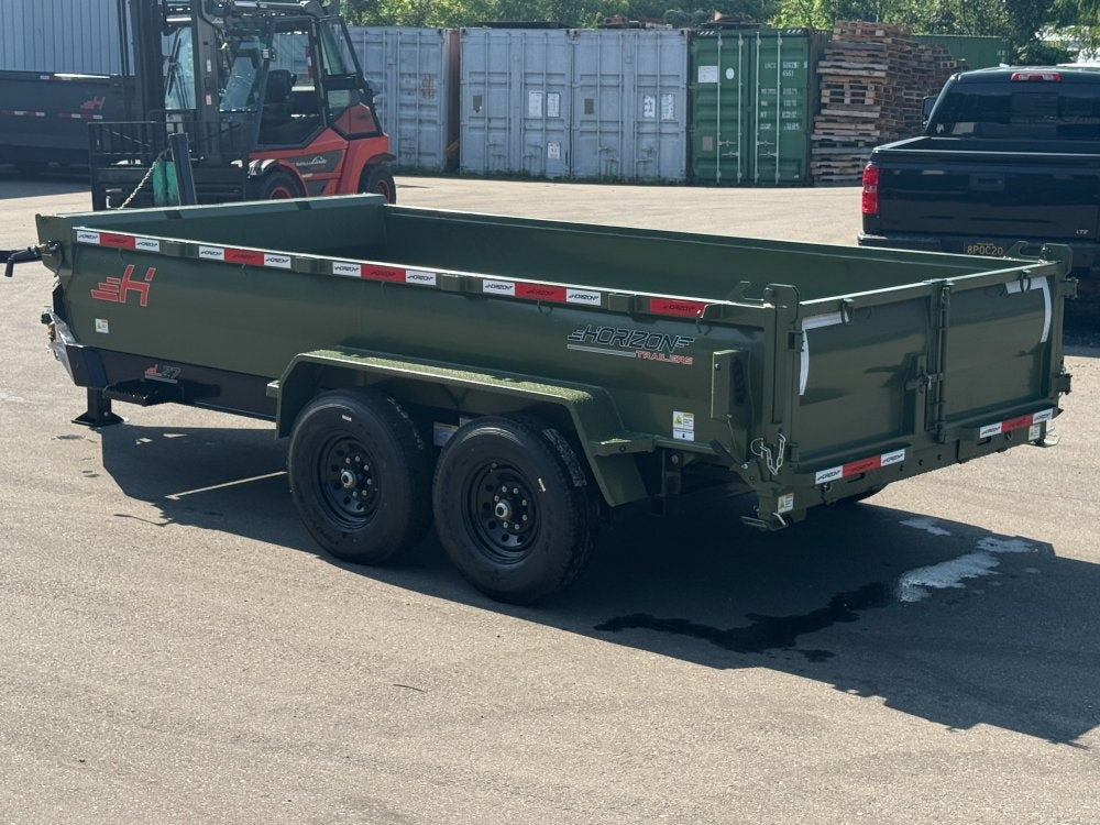 14' LZ7 Dump Trailer 24" Walls - 7k Axles - Telescopic Lift - 14K GWVR - Dump Trailers - Stryker Dealership Group