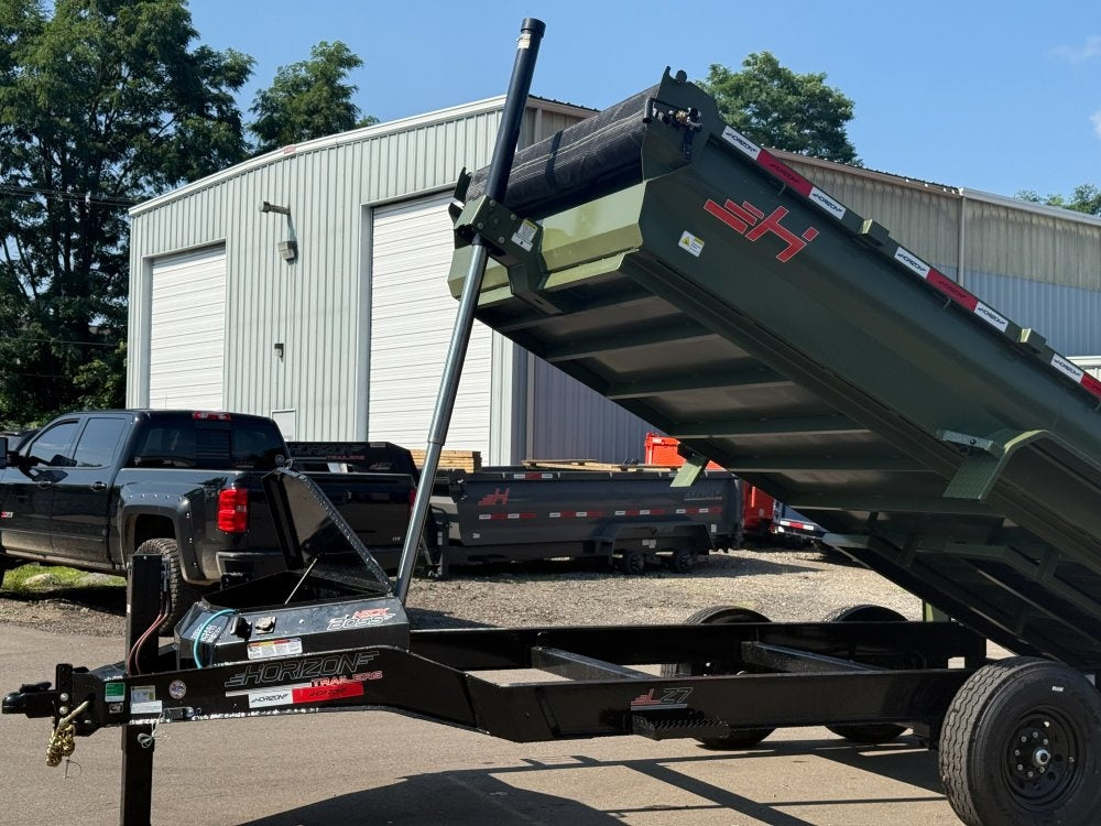 14' LZ7 Dump Trailer 24" Walls - 7k Axles - Telescopic Lift - 14K GWVR - Dump Trailers - Stryker Dealership Group