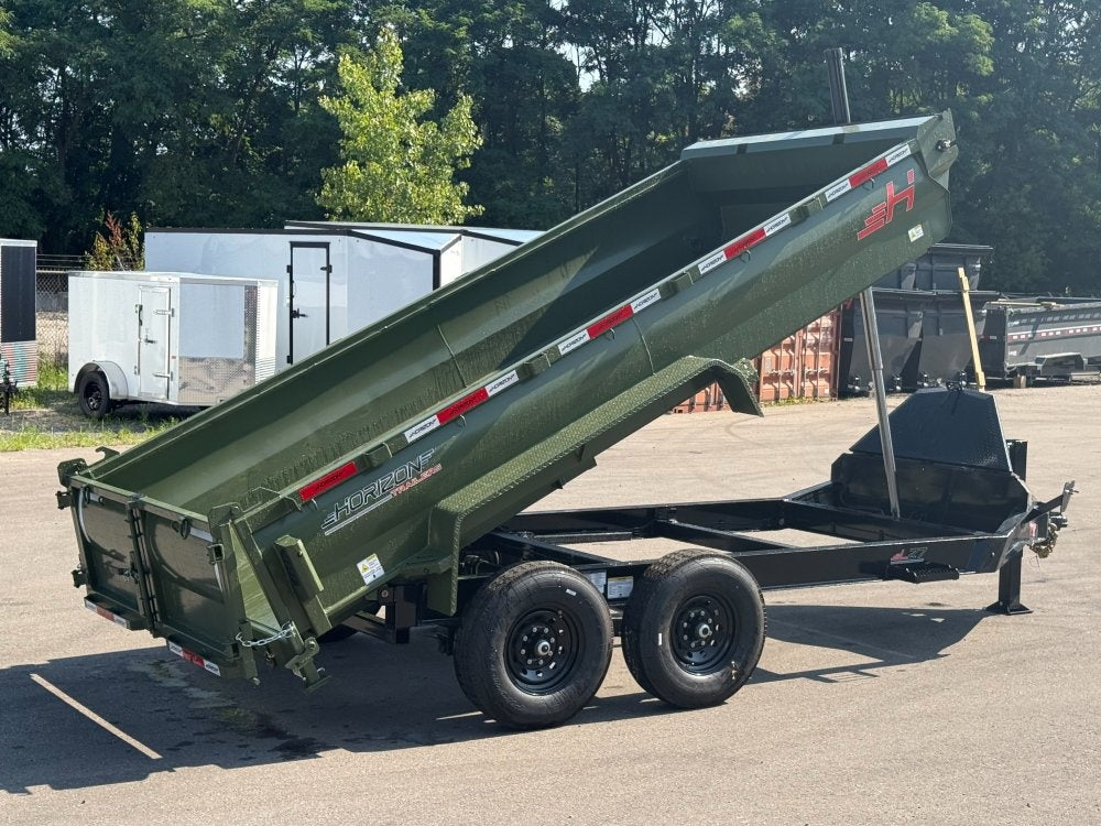 14' LZ7 Dump Trailer 24" Walls - 7k Axles - Telescopic Lift - 14K GWVR - Dump Trailers - Stryker Dealership Group