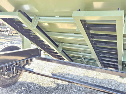 14' LZ7 Dump Trailer 36" Walls - Scissor Lift - 14K GWVR - 14ply Tires - 3 Way Door - Ramps - Dump Trailers - Stryker Dealership Group