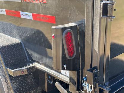 14' LZ7 Dump Trailer 48" Walls - Scissor Lift - 14K GWVR - 14ply Tires - 3 Way Door - Ramps - Dump Trailers - Stryker Dealership Group