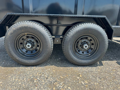 14' SDT Dump Trailer 36" Side Walls - 521 Scissor Lift - 3 Way Gate - Dump Trailers - Stryker Dealership Group