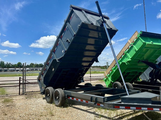 16' BP Dump Trailer 3' Walls 7k Axles - Dump Trailers - Stryker Dealership Group