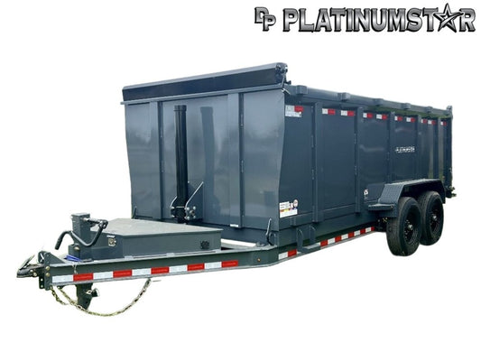 16' DP Platinum Star BP Dump Trailer 7k Axles - Dump Trailers - Stryker Dealership Group