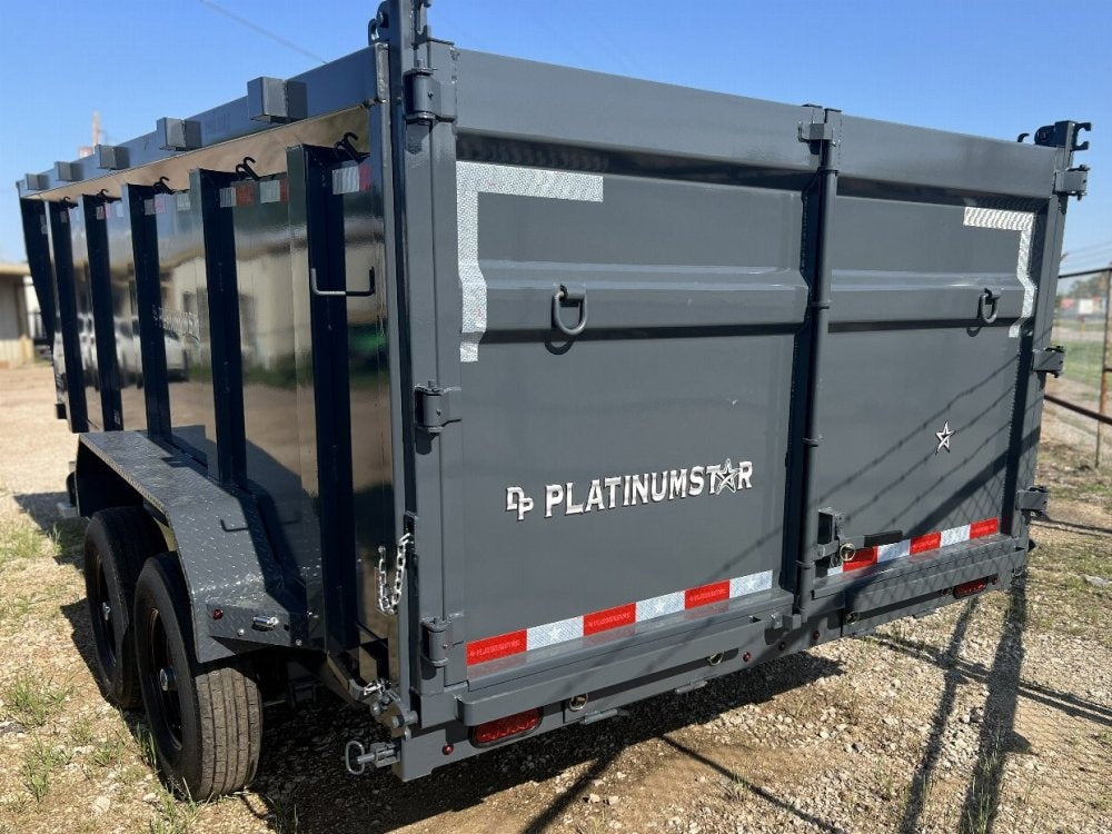 16' DP Platinum Star BP Dump Trailer 7k Axles - Dump Trailers - Stryker Dealership Group