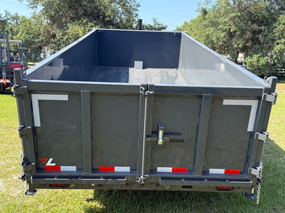 16' DT GN Dump 36" Sides - 8K Axles - Telescopic Lift - Dump Trailers - Stryker Dealership Group