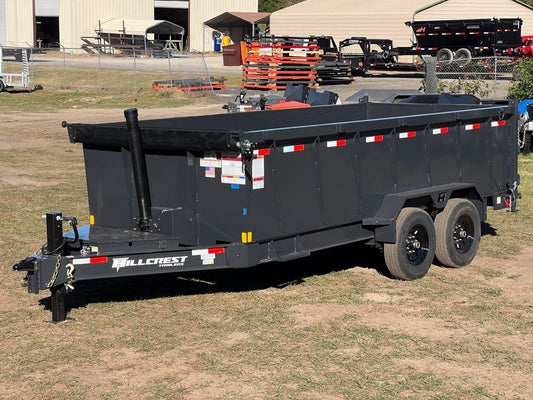 16' Dump Trailer 40" Side Walls - Telescopic Lift - Dump Trailers - Stryker Dealership Group