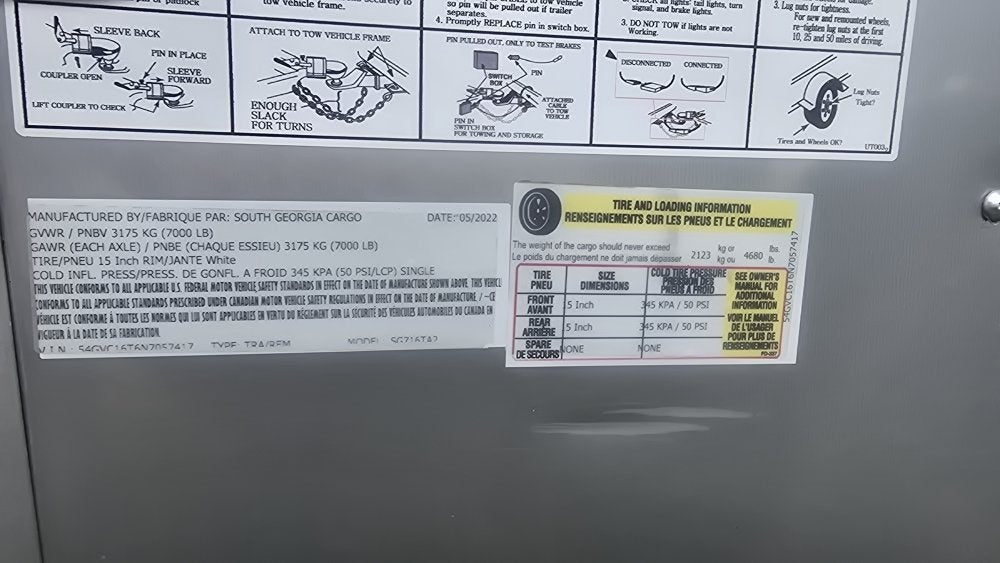 16'x7' South Georgia Cargo  Enclosed - Enclosed - Buy Repo Trailers