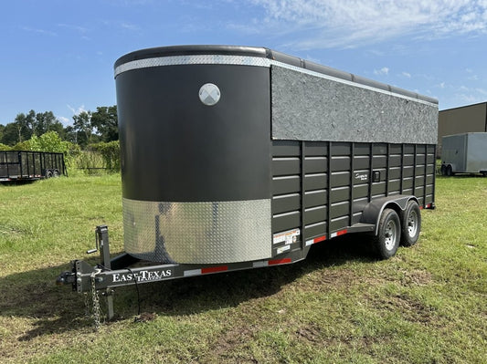 20'x7' East Texas Trailers  Stock Trailers - Stock Trailers - Buy Repo Trailers