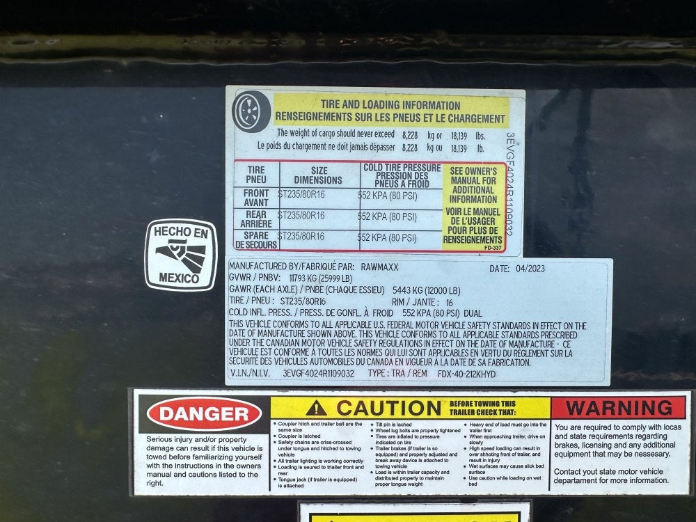 40'x8.5' RawMaxx  Deckover Trailers - Deckover Trailers - Buy Repo Trailers